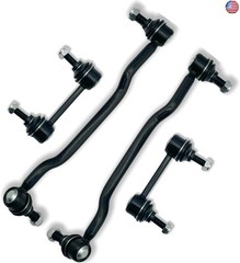 4pcs Front & Rear Stabilizer Sway Bar End Link Kit Compatible with Nissan