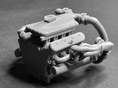 LSX Twin Turbo Engine – 3D print LS Outlaw Pro Mod 1:8 1:12 1:18 1:24 scale JPGM