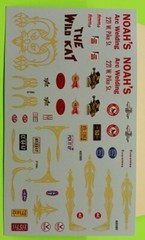 AMT 53 1953 Ford F100 Pickup 1/25 Custom Waterslide Decal Sheet Pinstrip Showcar