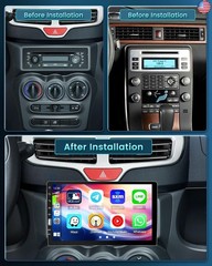 AM Radio Hikity 9 Inch Touch Screen Single Din Car Stereo with Carplay Android