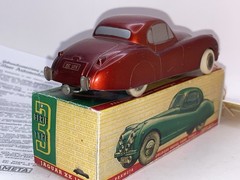 PRAMETA 1948 Jaguar XK120 1/43 Wind-Up Promo Maroon VF+ w/BOX/Key/card Kolner