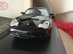 1/43 MINICHAMPS PORSHE 911 , Carrera 4, 2003, black met. mint ++!