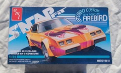 AMT 1979 Pontiac Firebird Turbo Custom Car 1/25 Snap Plastic Model Kit Sealed
