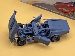 1:25 Corvette Summer Resin Model Kit With Decals, Rubber Tires and Clear Parts