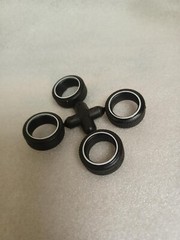 1 set of 4 Tires 1/24 Scale LOW PROFILE Hoppin Hydros Lowrider Whitewall Tires