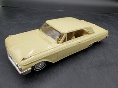 🚦😎🔥AMT 1962 Ford Galaxie 500 HT 1/25 Scale Dealer Promo – Tan 🔥😎🚦