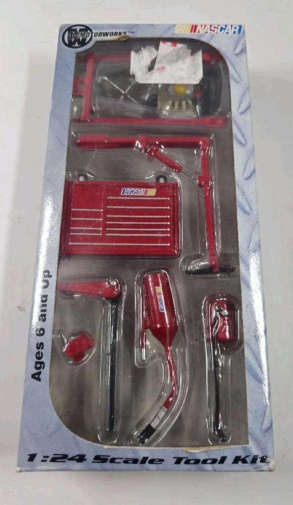 NASCAR Motorworks Item #42301 Tool Kit 1:24 Scale Die-Cast Red Model Collectible