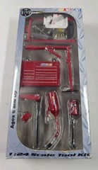 NASCAR Motorworks Item #42301 Tool Kit 1:24 Scale Die-Cast Red Model Collectible