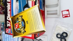 AMT 1957 Chevy Bel Air 1/25 Scale Plastic Model – Open Complete See Photos
