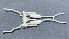 AMT 1968 CHEVROLET CHEVELLE SS396 “CHEVAM” #5628-200 MPC 1/25 REAR END & EXHAUST
