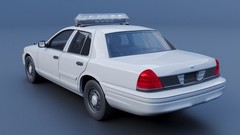 1/25 resin 3d printed CROWN VICTORIA 2010 police cruiser by Bezrodny