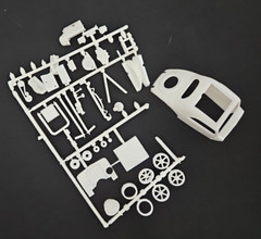 Vintage Model Kit – AMT Double Dragster Kit – Open Rail & Fiat Coupe – Unbuilt