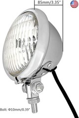 FATECIM 4.5″ Motorcycle H4 Bulb Headlight 4 1/2 inch Motorbike Head Light Lamp