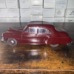 1950 Chevrolet style line promo car & bank Maderia Maroon 1/25 Scale Model