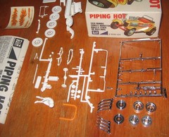 MPC Piping Hot 1926 Morris Cowley Wild Drag 1/32 Kit #2-1010 Built in Box 70s