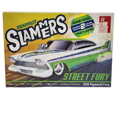 Snapfast Slammers 1958 Plymouth Fury ‘Street Fury’ 1:25 Scale AMT Model Kit