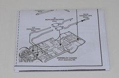 MPC 1970 DODGE CORONET SUPER BEE #985/12 ⭐PARTS⭐ INSTRUCTION BOOKLET 1:25