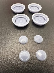 1/25 15″ Steelie Wheels w/Caps for AMT 1969 Road Runner | Heath’s Model Works