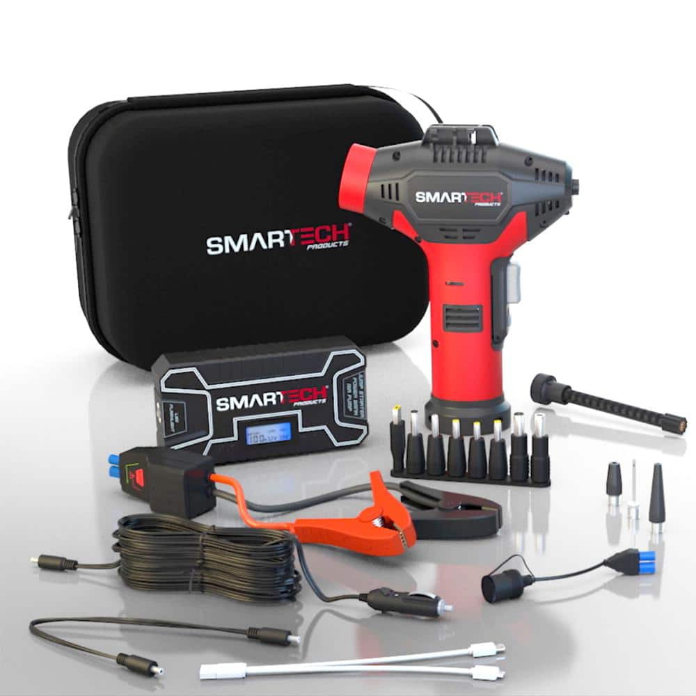 Power Kit TECH-5000P Vehicle Jump Starter and Power Bank with Accessories + Air