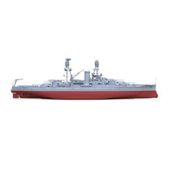 SS700525S 1/700 Military US Oklahoma Nevada-class Battleship BB-37 Full Hull