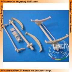 The Parts Box 1/24, 1/25 Axle Straight, Adjustable Shackles Spring Pack #1136