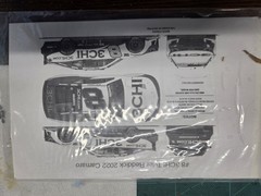 1/24 POWERSLIDE DECALS 2022 #8 TYLER REDDICK 3CHI CHEVY CAMARO NASCAR DECALS
