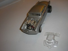 Vintage 1/25 Double Whammy 1953 HEMI Studebaker Dragster for Parts or Restore