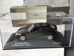 1/43 MINICHAMPS Mercedes Benz , C class coupe, sport,met. Black, mint+++!