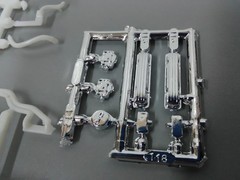 1984 GMC 4×4 Pickup Fall Guy Truck 1/25 350 5.7 v8 motor engine trans chrome