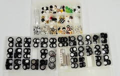 LOT of 1:25 1:24 MODEL WHEELS, TIRES, RIMS, etc. plus BONUS of 7 PARTS BOXES