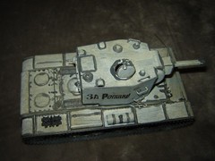 Built 3A Poanny Tank 6-3/4 inches long Well Built & Painted Excellent Cond Nice