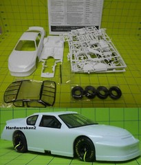 DONOR NASCAR 2003-2005 CHEVROLET MONTE CARLO STOCK CAR KIT- WHITE – 1/24