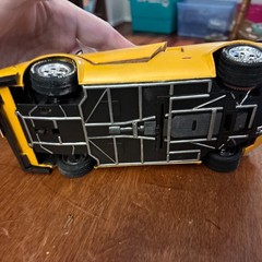 1/24 Built Plastic Model Yellow Lamborghini Countach Dusty From Being Displayed
