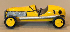 Vintage Custom Built Wood Midget Racer Model Indy 500 Marx Slush Race Stock Car