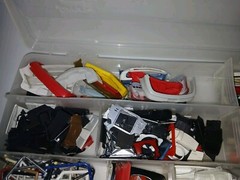 Revell AMT Monogr Junkyard Parts Lot Of Plastic Model Assortment Of Parts & Case