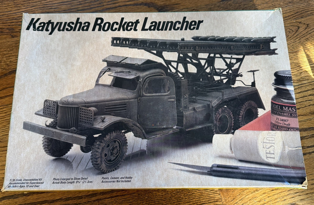 NEW IN BOX! 1:35 Testors Italeri 784: Russian Katyusha Rocket Launcher