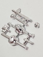 1933 Willys GASSER REAR AXLE / DIFFERENTIAL / DRIVESHAFT from AMT 1:25 Model Kit