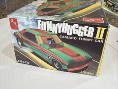 AMT FUNNY HUGGER CAMARO II ORIGINAL FACTORY SEALED INSIDE! T344 CIRCA 1972! VMCP