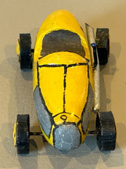 Vintage Custom Built Wood Midget Racer Model Indy 500 Marx Slush Race Stock Car