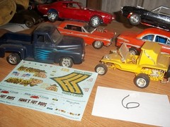 Model Car Junkyard/Parts Lot Salvage Built Plastic Models #6