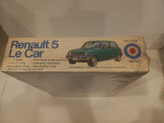 Vintage Renault 5 Le Car Entex Plastic Model Kit Sealed In Box – Extremely RARE!