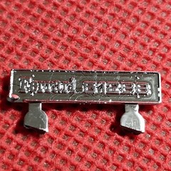Logo License Plate Ferrari 512BB 1:24 Scale Model Car Part MPC
