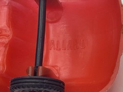 1951 Allard J2 Plastic Toy Car 1/32 PROCESSED PLASTIC Red 4.5” Nice