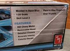 NIB AMT 1957 CHEVY® BEL AIR® 1:25 SCALE PLASTIC MODEL KIT