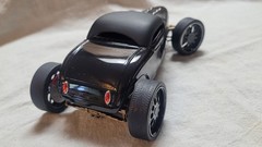 Cool Custom built up 1930-32 Ford Pro Touring Roadstr model car Gloss black 1/25