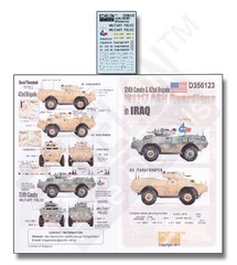 Echelon Fine Details 1/35 124th CAV & 42nd BDE M1117 ASVs in Iraq Decals D356123