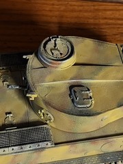 Vintage Hand Painted German VK 45.01 (P) Porsche Tiger Tank