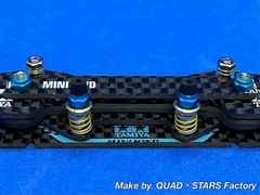 [For Mini 4WD/MS] 2-axis AT pivot bumper 2021 carbon