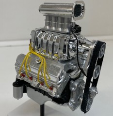 1/8 MONOGRAM REVELL PONTIAC CRAGAR SUPERCHARGER INTAKE TIMING COVER TRANSKIT SEE