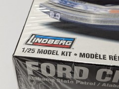 Lindberg Ford Crown Victoria State Trooper Alabama Police Car Model Kit Sealed